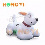 Diferentes formas de pvc inflável cartoon dog hélio dog model