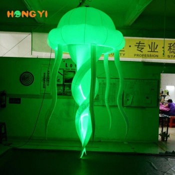 hanging Inflatable LED jellyfish light for wedding decoration