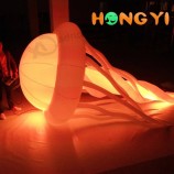 Decoração de casamento inflável levou água-viva cor mudando gigante inflável medusa balão modelo