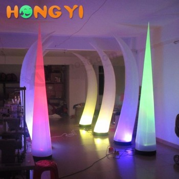 wedding decorative inflatable ivory advertising lighting Inflatable pillar Luminous column