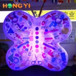 надувные светодиодные светильники бабочка сценическое оформление надувные бабочки крылья костюм
