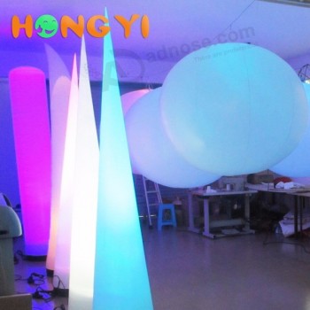 Stage concert party decoration various shapes PVC inflatable LED lights