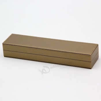 Impressão personalizada de luxo embalagem de jóias caixa de presente de colar de couro