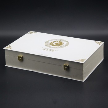 Caja de regalo de lujo personalizada con cierre magnético de cartón duro