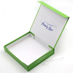Luxury custom printed gift packaging paper cardboard magnetic folding box with your logo