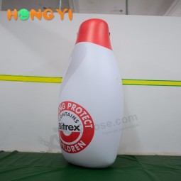 Customized inflatable beverage wine beer juice bottle corporate promotional ads bottle