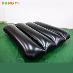 Fabriek directe effen kleur pvc drijvende bed comfortabele luchtbed