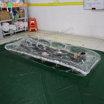 new sleeping bag double transparent PVC inflatable sleeping bag