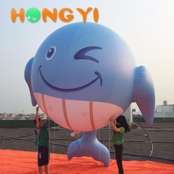 イベント装飾のための巨大な動物の膨脹可能なクジラのヘリウムの気球