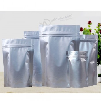 Food grade machine making natural kraft paper packaging aluminum foil bag for food with your own logo