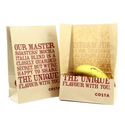 Which food grade kraft paper food package bag with your logo