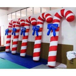 Giant Inflatable Christmas Candy Cane cute Inflatable Lollipop Balloon model