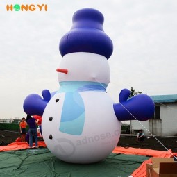 Pupazzo di neve gonfiabile del fumetto di mostra di grande decorazione di Natale all'aperto
