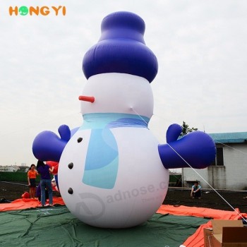 야외 큰 크리스마스 장식 전시 풍선 만화 눈사람
