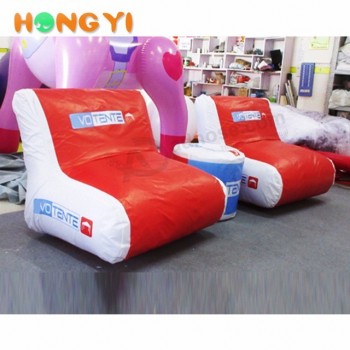 Muebles de diseño personalizado inflable aire sofá perezoso silla