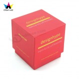 Crownwin 디자인 촛불 상자, 사랑스러운 매트 얇은 고급 럭셔리 촛불 상자, 금/실버 호일 사용자 지정 촛불 상자입니다