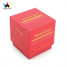 Crownwin Design Candle Box,Lovely Matt Lamination Luxury Candle Box,Gold/Silver Foil Custom Candle Box
