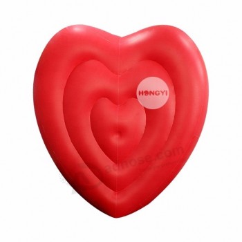 Lazy Inflatable Sleeping Bag Red Heart Inflatable Bed