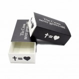 Luxury design custom printing paper drawer gift packing box