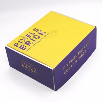 リサイクル可能な段ボール紙cmykはおもちゃの靴のスーツの郵便利用者の包装箱の製造業者を印刷しました
