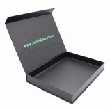 éco-Sympathique boîte à papier magnétique en forme de livre ouvert avec logo en relief