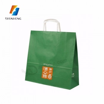 Wholesale brown kraft paper bag with handle