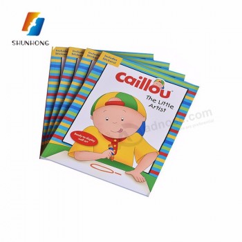 soft cover colorful school children short story book printing