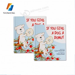 Kinderen boek afdrukken aangepaste hardback educatieve verhaal boek