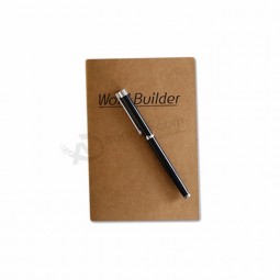 Individuelles Logo gedruckt Kraftpapier Notebook-Druck