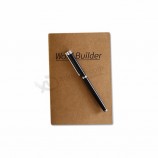 Logotipo personalizado impreso en papel kraft con impresión de cuaderno