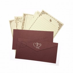custom fancy envelope printing with hot foil stamping