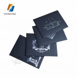 hot stamping black fancy paper custom envelop printing