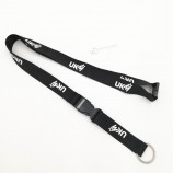 China zijde polyester lanyard fabrikant aangepast met haak