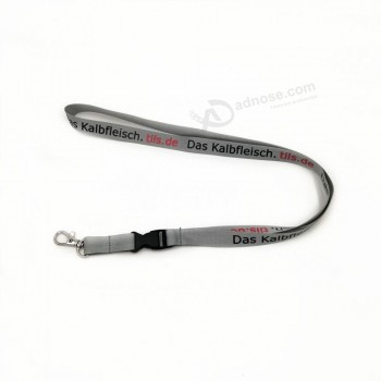 하이 엔드 사용자 지정 로고 인쇄 목 스트랩 홀더 lanyards