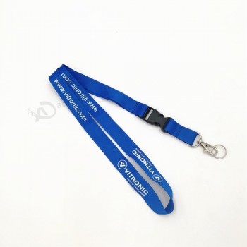 Individuelles Polyester-Lanyard aus Seide mit individuellem Zubehör