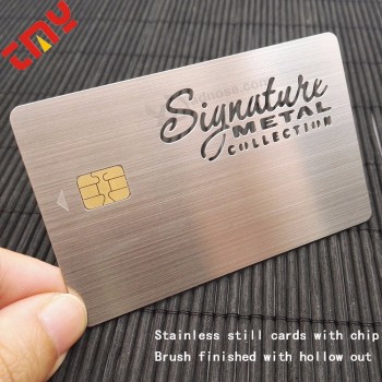 Brushed Metal Business Card,Stainless Steel Metal Business Card Custom
