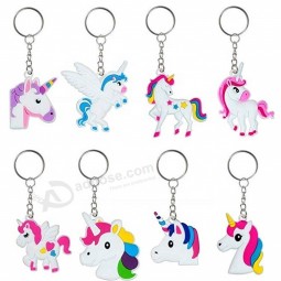 Custom Wholesale Design Your Own Key Chain Unicorn Key Chain