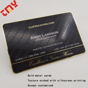 Custom Blank Metal Business Card,High Quality Business Card