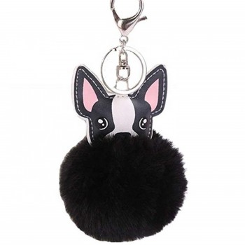 Personalized Cheap Wholesale Keychains Custom Fur Charm Key Chain