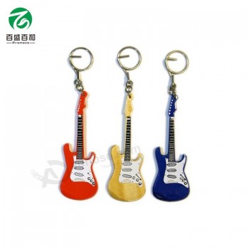 Speciale gitaarvorm sleutelhanger promotionele sleutelhangers goedkope sleutelhanger fotolijst sleutelhangers charmant ontwerp souvenir sleutelhanger