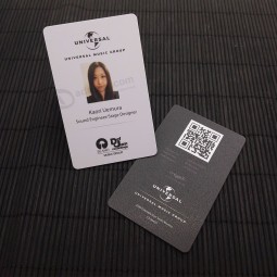 カスタムプラスチックPVC名入りバッジソフトPVC IDバッジホルダー