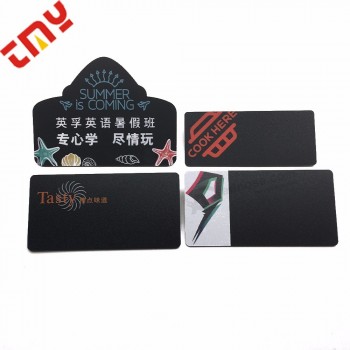 Chalkboard Blackboard Reusable Name Tag With Your Own Design