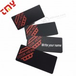 사용자 정의 pvc 플라스틱 분필 칠판 칠판 이름 배지