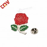 Moda magnetica rosa fiore papavero abiti in metallo spilla distintivo nessun ordine minimo all'ingrosso