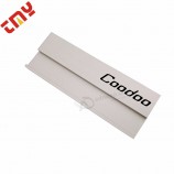 Sublimação reutilizável mutável colher distintivo de nome de metal em branco magnético em branco com moldura de janela para o pessoal