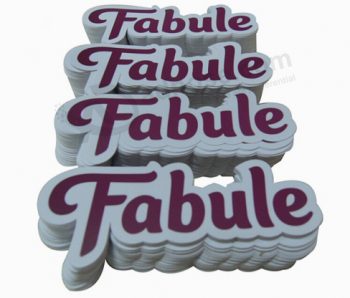 Forte adesivo adesivo personalizzato logo impermeabile fustellato adesivo in vinile