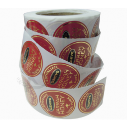 Vinyl PVC gestanzt Label benutzerdefinierte Klebstoff Firmenlogo Aufkleber