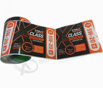 Adesivos de preço competitivo impressão de decalque adesivos de etiqueta personalizada