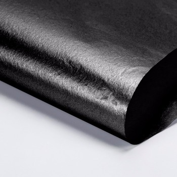 Papier de soie d'emballage noir personnalisé en gros
