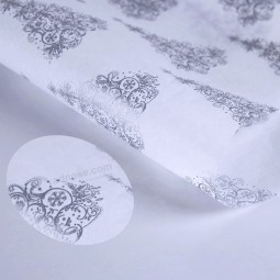 Papel de embrulho dourado do preço de fábrica que envolve o papel de tecido